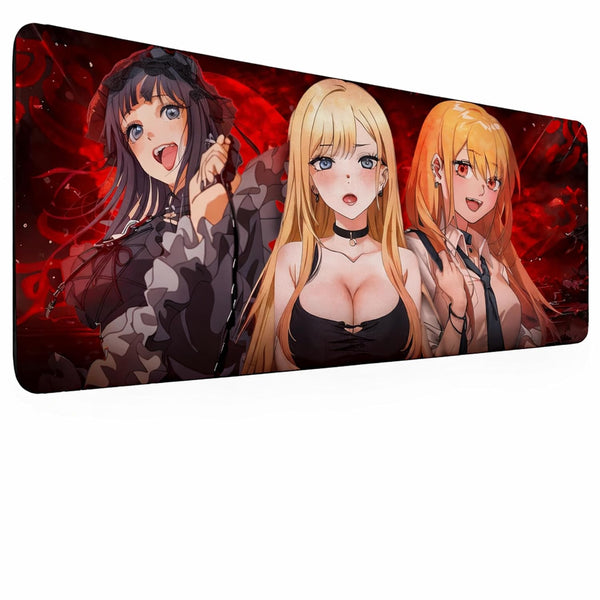KRAGGEN Anime Waifu Desk Mat: My Dress-Up Darling Crimson Edition
