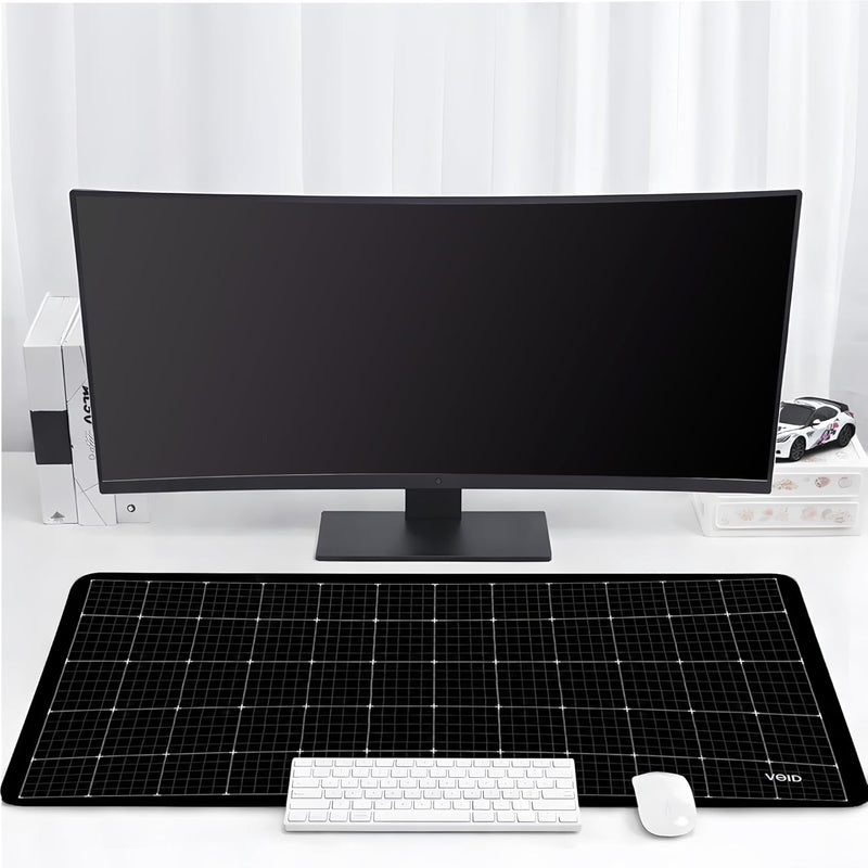 KRAGGEN Grid Desk Mat – High-Precision XL Keyboard Pad