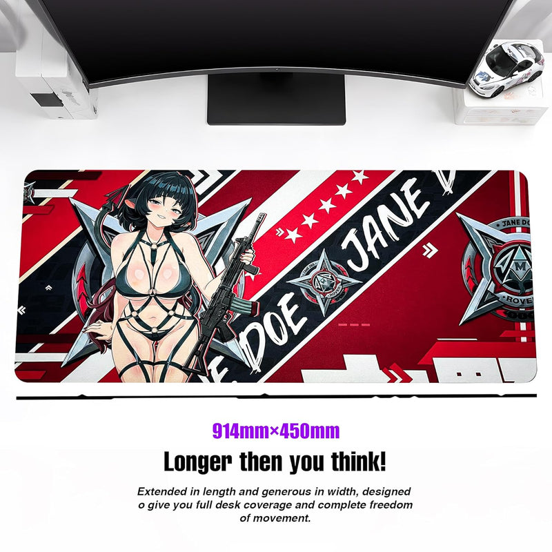 KRAGGEN Jane Doe Extended Gaming Mousepad – Mindscape Edition