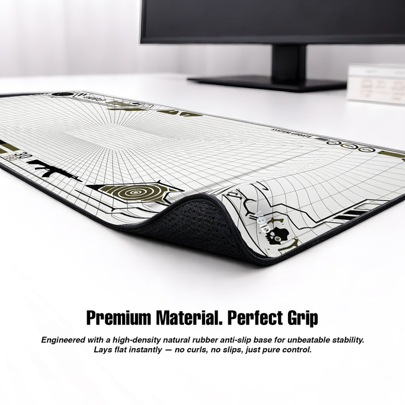 FPS Shooter game base deskmat for VALORANT AND CS players