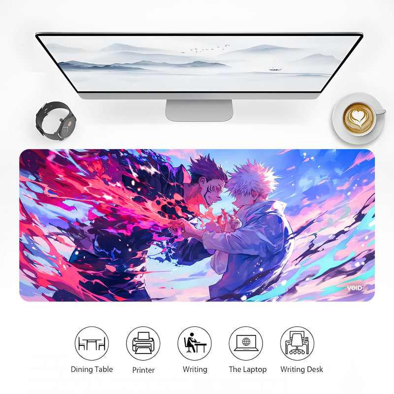 KRAGGEN JJK Anime Gaming Mouse Pad – Desk Mat with Anti-Slip Rubber Base
